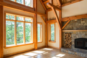 Casa Verde, Cottages, Lac Ste. Sixte, Services, Timber Frame