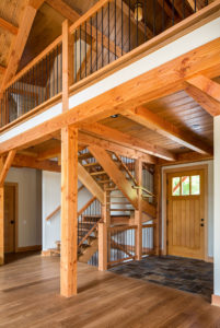 Casa Verde, Cottages, Lac Ste. Sixte, Services, Timber Frame